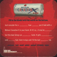 Beer coaster molson-75