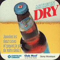 Beer coaster molson-99-oboje