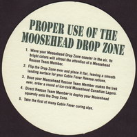 Beer coaster moosehead-25-zadek