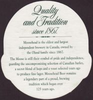 Beer coaster moosehead-39-zadek