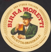 Beer coaster moretti-50