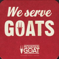 Beer coaster mountain-goat-1