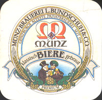 Pivní tácek munz-brauerei-bundschuh-1