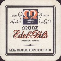 Beer coaster munz-brauerei-bundschuh-6