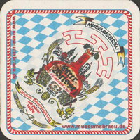 Beer coaster museumsbrauerei-und--getrankehandel-steer-1-oboje