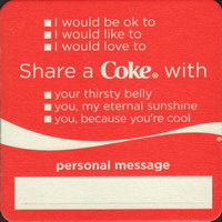 Beer coaster n-coca-cola-51-zadek