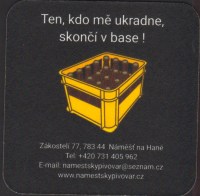 Beer coaster namestsky-1-zadek-small