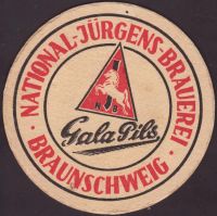 Beer coaster national-jurgens-brauerei-gala-12-small