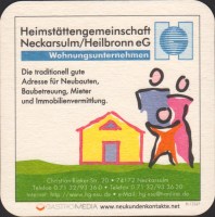 Beer coaster neckarsulmer-brauhaus-5-zadek