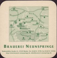 Beer coaster neunspringe-worbis-9-zadek