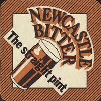 Pivní tácek newcastle-13-oboje