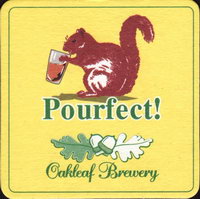 Beer coaster oakleaf-1