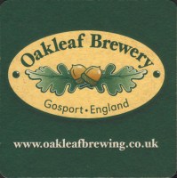 Beer coaster oakleaf-2