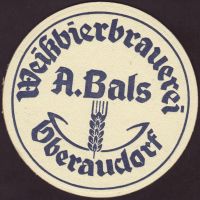 Beer coaster oberaudorfer-weissbierbrauerei-bals-1-small