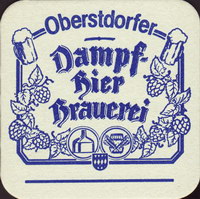 Beer coaster oberstdorfer-dampfbierbrauerei-1-oboje