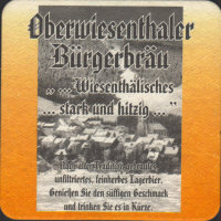 Beer coaster oberwiesenthaler-burgerbrau-1-zadek