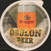 Beer coaster obolon-15