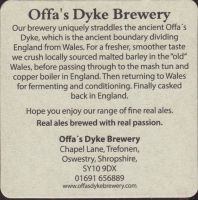 Beer coaster offas-dyke-1-zadek