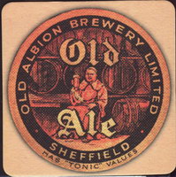 Beer coaster old-albion-brewery-ltd-sheffield-1-zadek