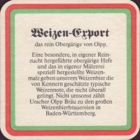 Beer coaster olpp-brau-11-zadek