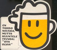 Beer coaster olvi-1