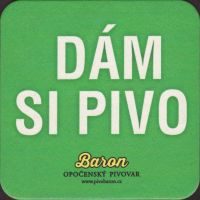 Beer coaster opocensky-baron-1