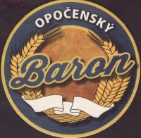 Beer coaster opocensky-baron-2