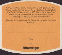 Beer coaster ottakringer-111-zadek-small