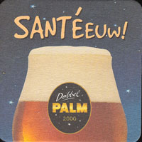 Beer coaster palm-22