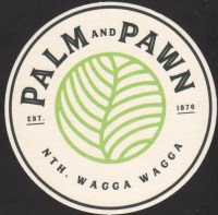 Beer coaster palm-and-pawn-1