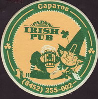 Beer coaster papa-irish-pub-1