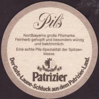 Pivní tácek patrizier-brau-30-zadek