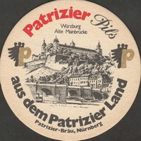 Beer coaster patrizier-brau-5-zadek