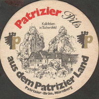 Beer coaster patrizier-brau-6-zadek