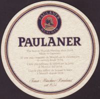 Beer coaster paulaner-1-zadek