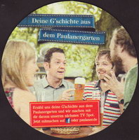 Beer coaster paulaner-107-zadek-small