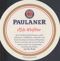 Beer coaster paulaner-11-zadek