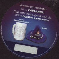 Beer coaster paulaner-112-zadek