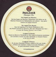 Beer coaster paulaner-117-zadek