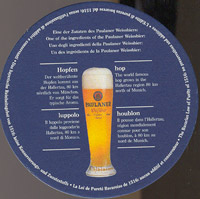 Beer coaster paulaner-12-zadek