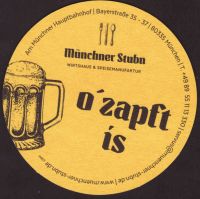 Beer coaster paulaner-123-zadek