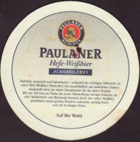 Beer coaster paulaner-126-zadek-small