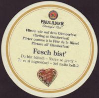 Pivní tácek paulaner-128-zadek