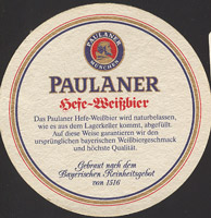 Beer coaster paulaner-13-zadek