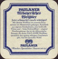 Beer coaster paulaner-133-zadek-small