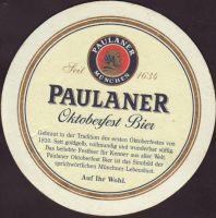 Beer coaster paulaner-139-zadek-small