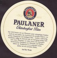 Beer coaster paulaner-147-zadek