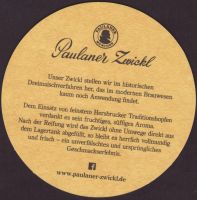 Beer coaster paulaner-157-zadek