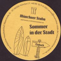 Beer coaster paulaner-158-zadek