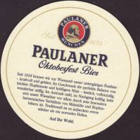 Beer coaster paulaner-164-zadek